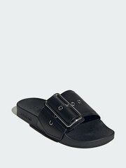 adidas Originals Black Jeremy Scott Adilette Sandals - Image 1 of 4