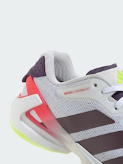 adidas White Adizero Counterblast Indoor Shoes - Image 3 of 4