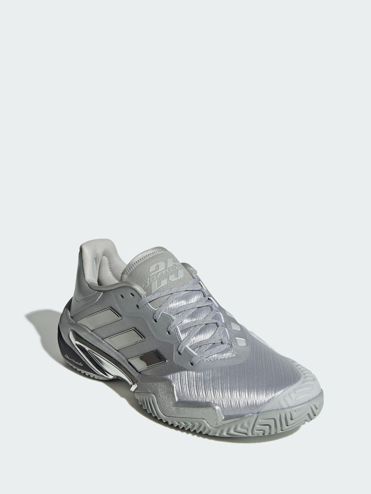 adidas Silver Barricade 13 Edition Tennis Shoes - Image 1 of 4 adidas Silver Barricade 13 Edition Tennis Shoes - Image 1 of 4