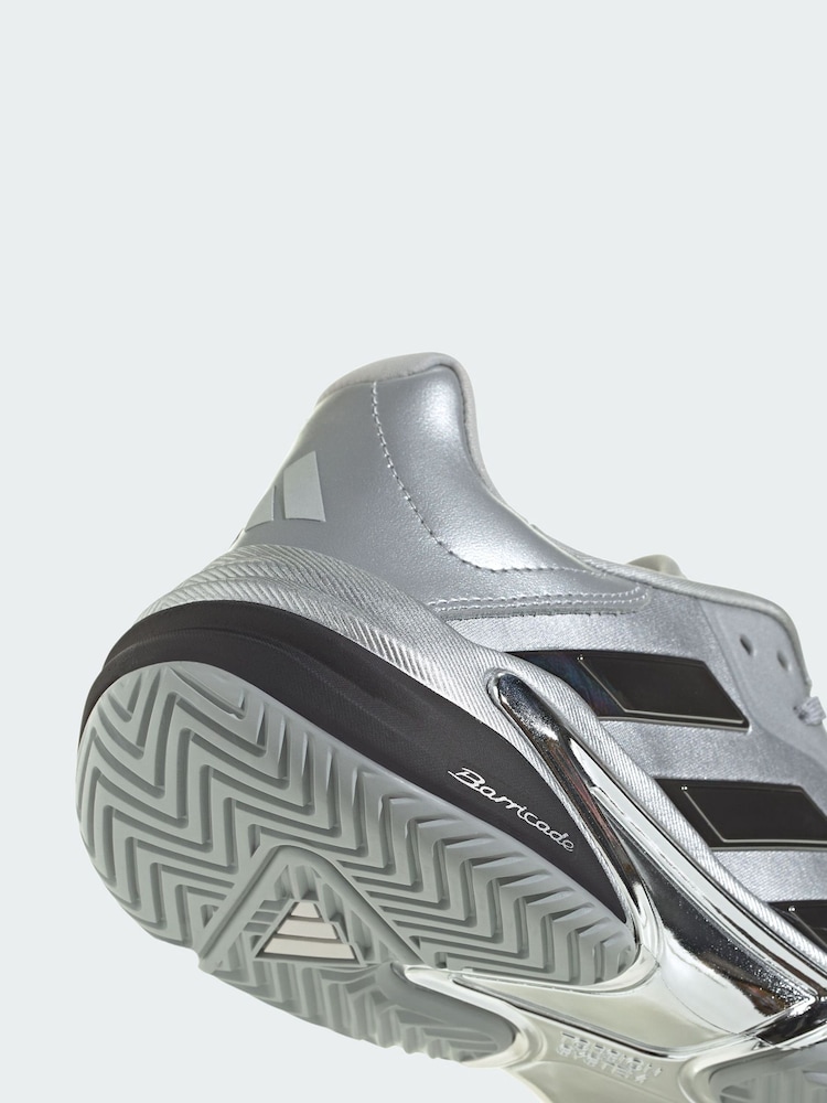 adidas Silver Barricade 13 Edition Tennis Shoes - Image 4 of 4 adidas Silver Barricade 13 Edition Tennis Shoes - Image 4 of 4