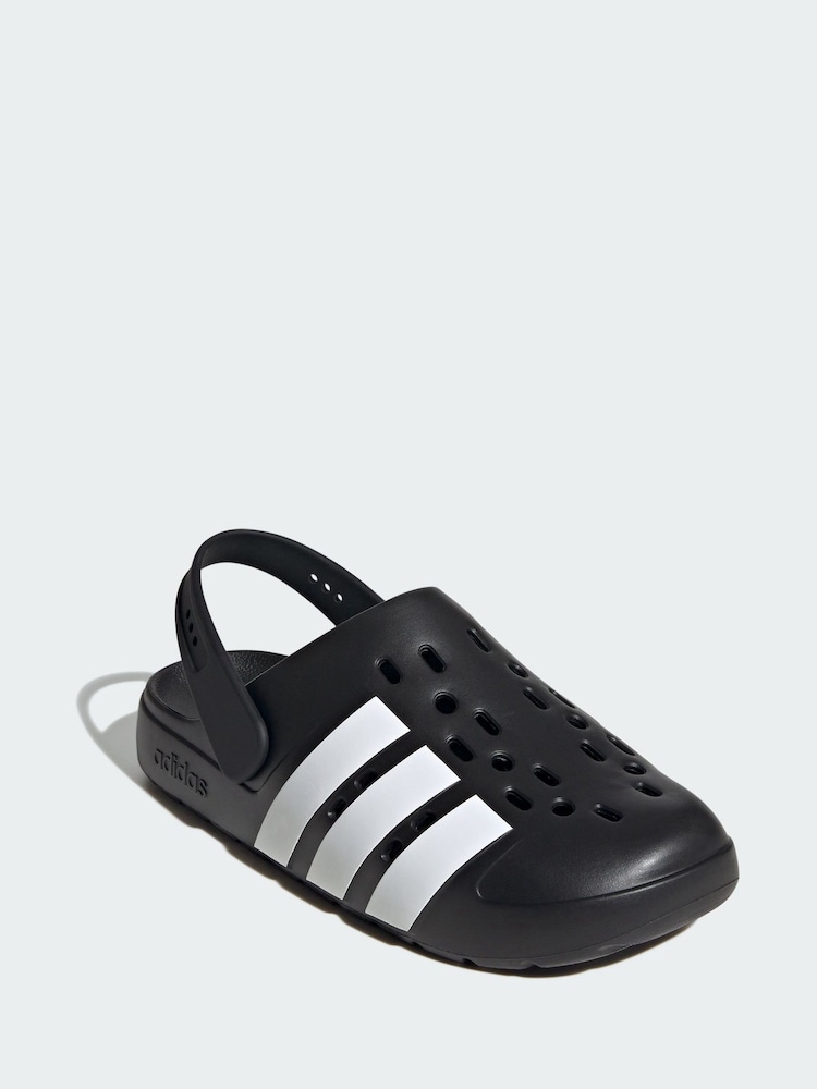 adidas Black Adilette Clogs 2.0 - Image 1 of 4 adidas Black Adilette Clogs 2.0 - Image 1 of 4