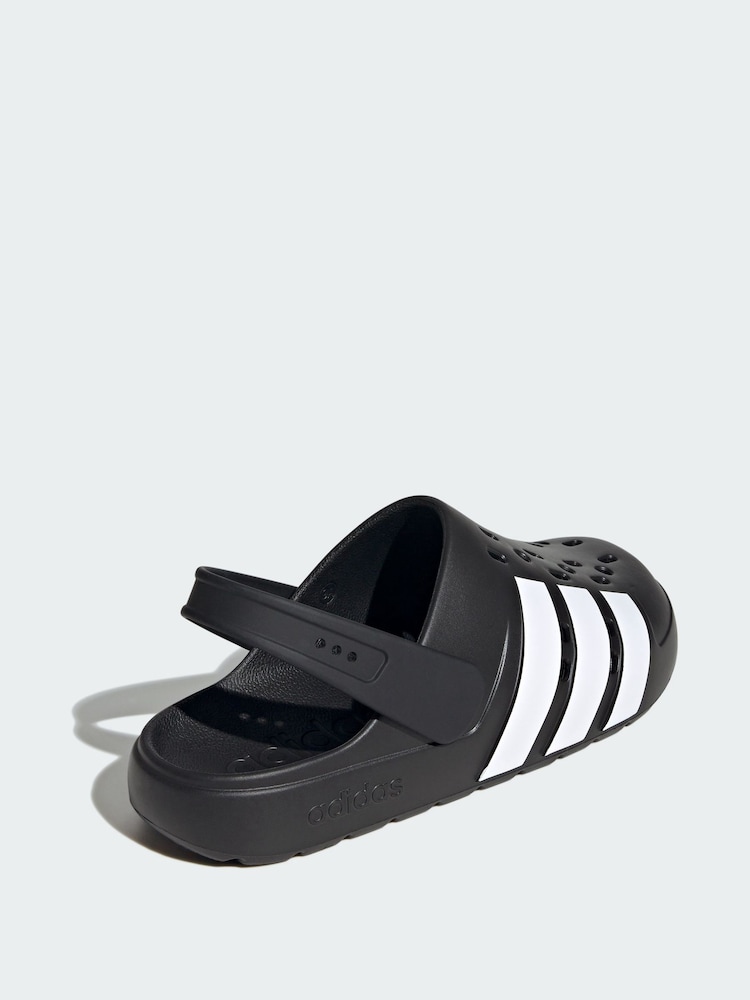 adidas Black Adilette Clogs 2.0 - Image 2 of 4 adidas Black Adilette Clogs 2.0 - Image 2 of 4