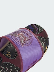 adidas Purple Adilette Comfort Slides - Image 3 of 4