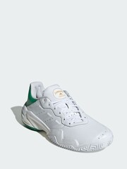 adidas White Barricade 13 Leather Tennis Shoes - Image 1 of 4