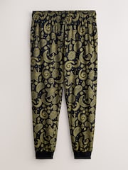 Black/Gold Jersey Pyjamas Set - Image 7 of 9