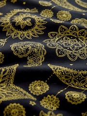 Black/Gold Jersey Pyjamas Set - Image 9 of 9