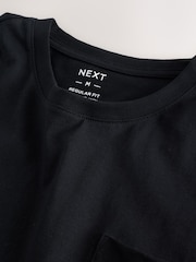 Black/Grey Marl Short Sleeve Jersey Pyjamas Set - Image 12 of 15