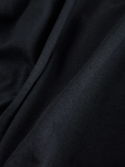 Černá / šedá žíhaná - Žerzejová pyžamová souprava s krátkými rukávy - Obrázek 13 z 15