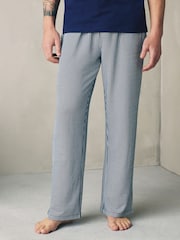 Marineblau/blau - Gestreiftes kurzärmeliges Jersey-Pyjama-Set - Bild 4 von 7