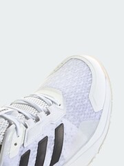 adidas White Crazyflight 6 Indoor Shoes - Image 3 of 4