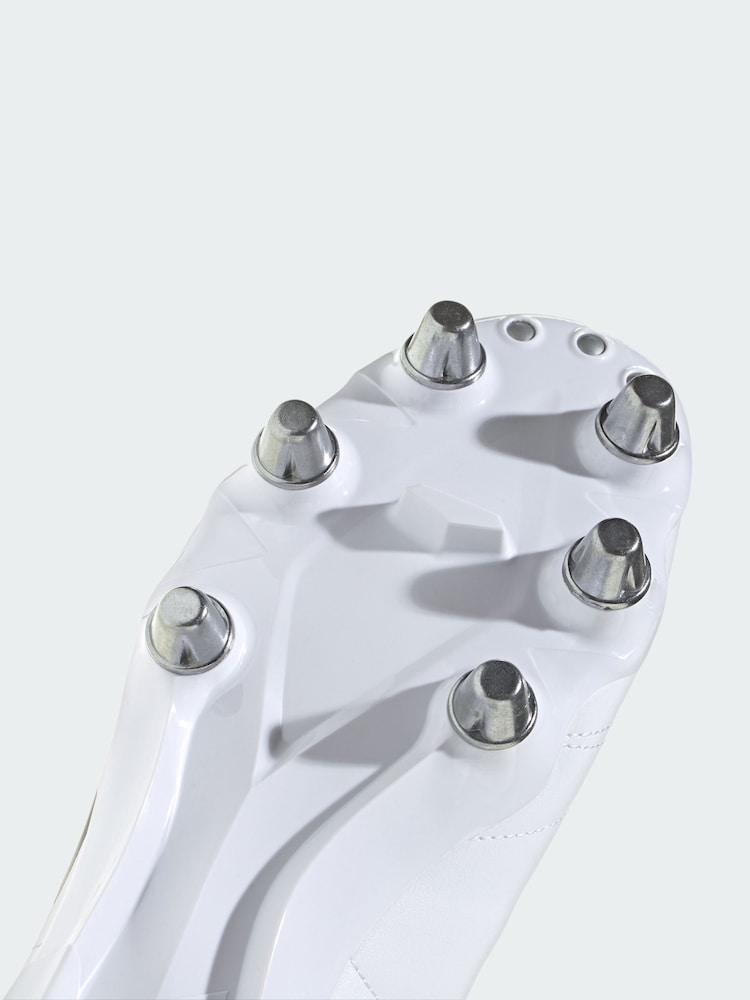 adidas White Kakari Soft Ground Rugby Boots - Image 4 of 4 adidas White Kakari Soft Ground Rugby Boots - Image 4 of 4