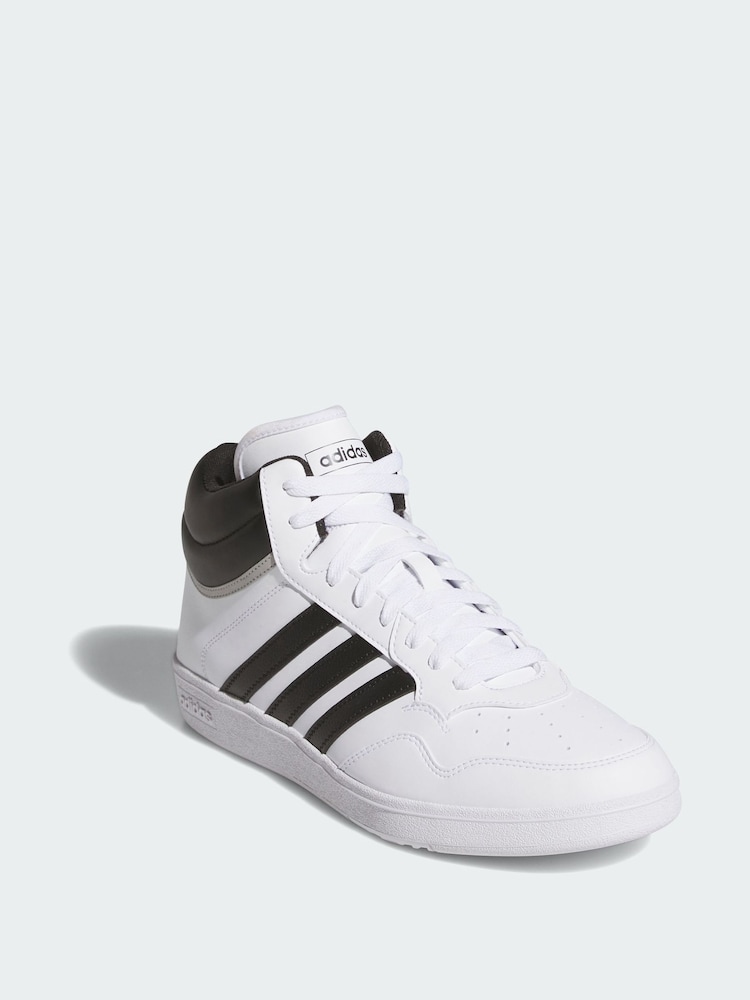 adidas White Hoops 4.0 Mid Shoes - Image 1 of 4 adidas White Hoops 4.0 Mid Shoes - Image 1 of 4
