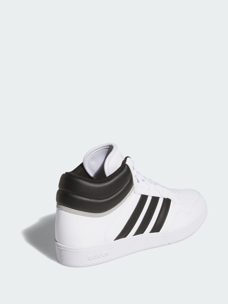 adidas White Hoops 4.0 Mid Shoes - Image 2 of 4