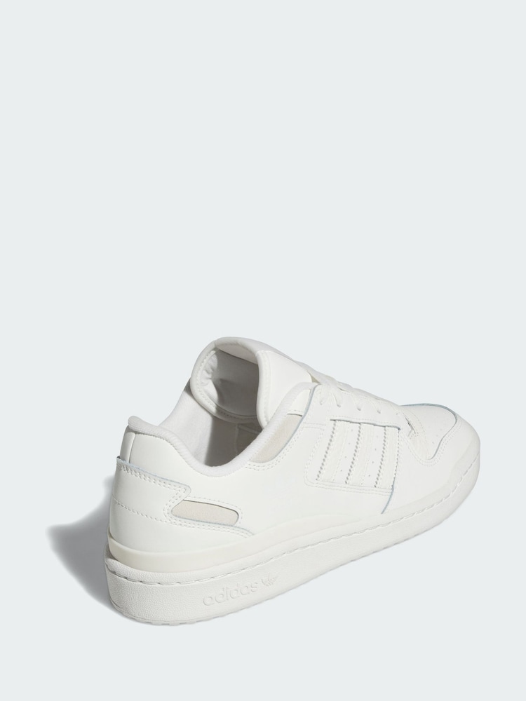 adidas Originals White Forum Low CL Shoes - Image 2 of 4