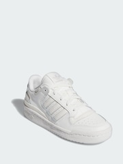adidas Originals White Forum Low CL Shoes - Image 1 of 4