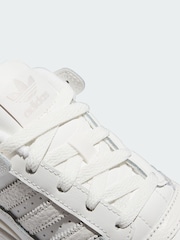 adidas Originals White Forum Low CL Shoes - Image 3 of 4