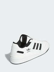 adidas Originals White Forum Low CL Shoes - Image 2 of 4