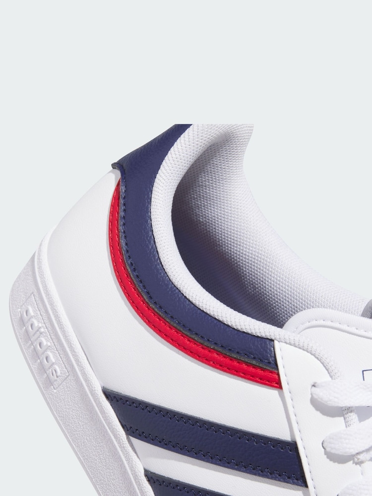 adidas White Hoops 4.0 Shoes - Image 4 of 4