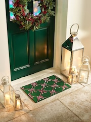 My Mat Green Festive Bows Doormat - Image 1 of 3