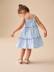 Blue Stripe Strappy Dress (3mths-8yrs) - Image 2 of 8