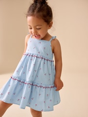 Blue Stripe Strappy Dress (3mths-8yrs) - Image 3 of 8