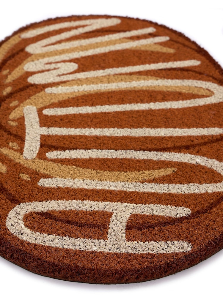 My Mat Orange Autumn Pumpkin Coir Doormat - Image 4 of 4