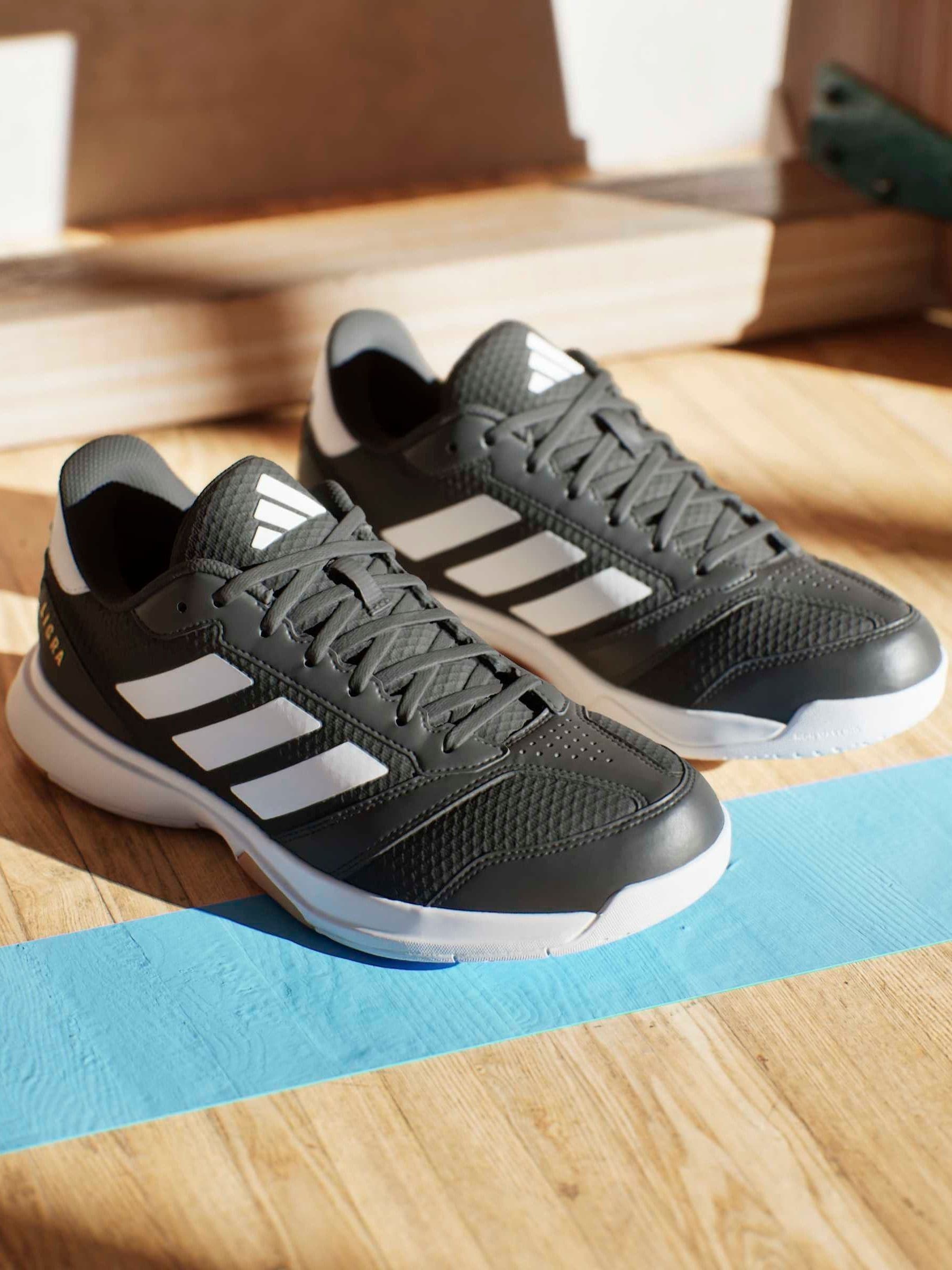 Buy adidas Black Ligra 8 Indoor Shoes from the Next UK online shop