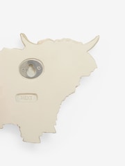 Set of 3 Cream Hamish The Highland Cow Plaques Wall Art - Image 5 of 5