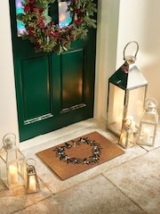 My Mat Natural Mistletoe Heart Coir Doormat - Image 1 of 3