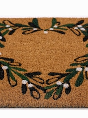 My Mat Natural Mistletoe Heart Coir Doormat - Image 3 of 3