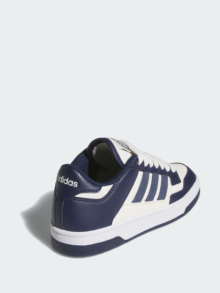 adidas Blue Rapid Court Low Shoes - Image 2 of 4 adidas Blue Rapid Court Low Shoes - Image 2 of 4