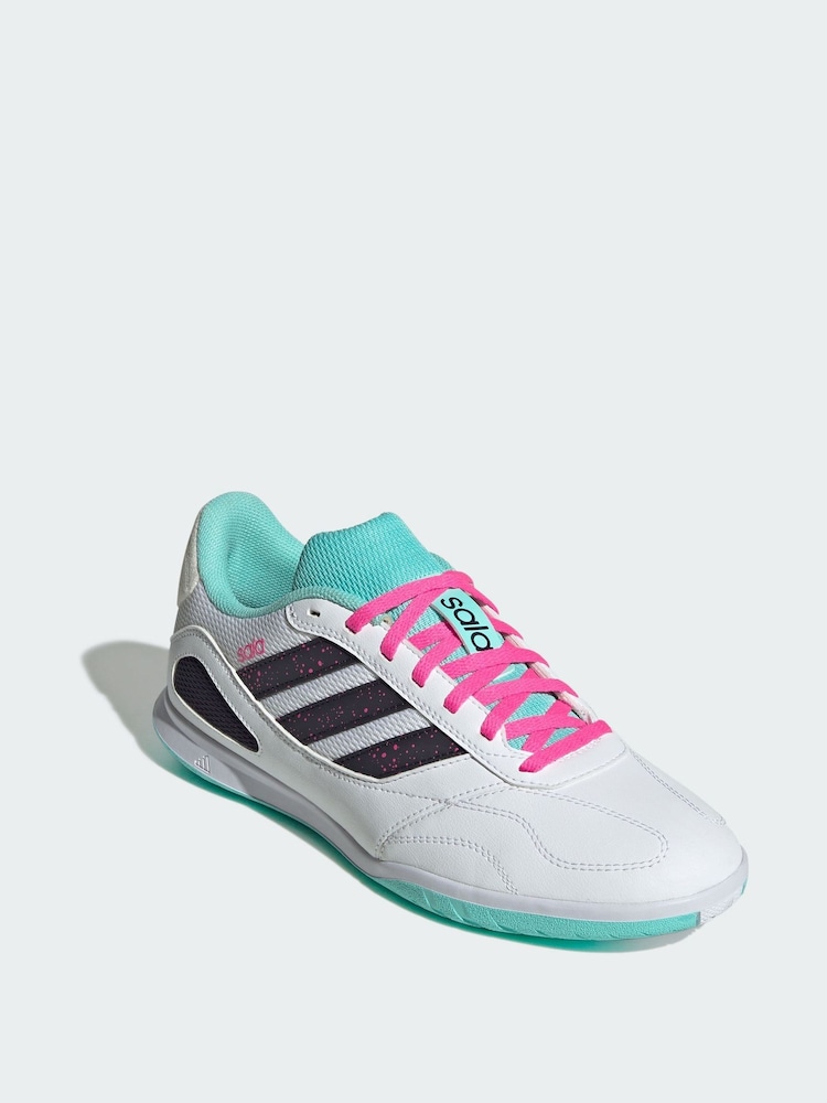 adidas White Super Sala Competition 3 Indoor Boots - Image 1 of 4