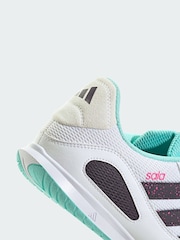 adidas White Super Sala Competition 3 Indoor Boots - Image 4 of 4
