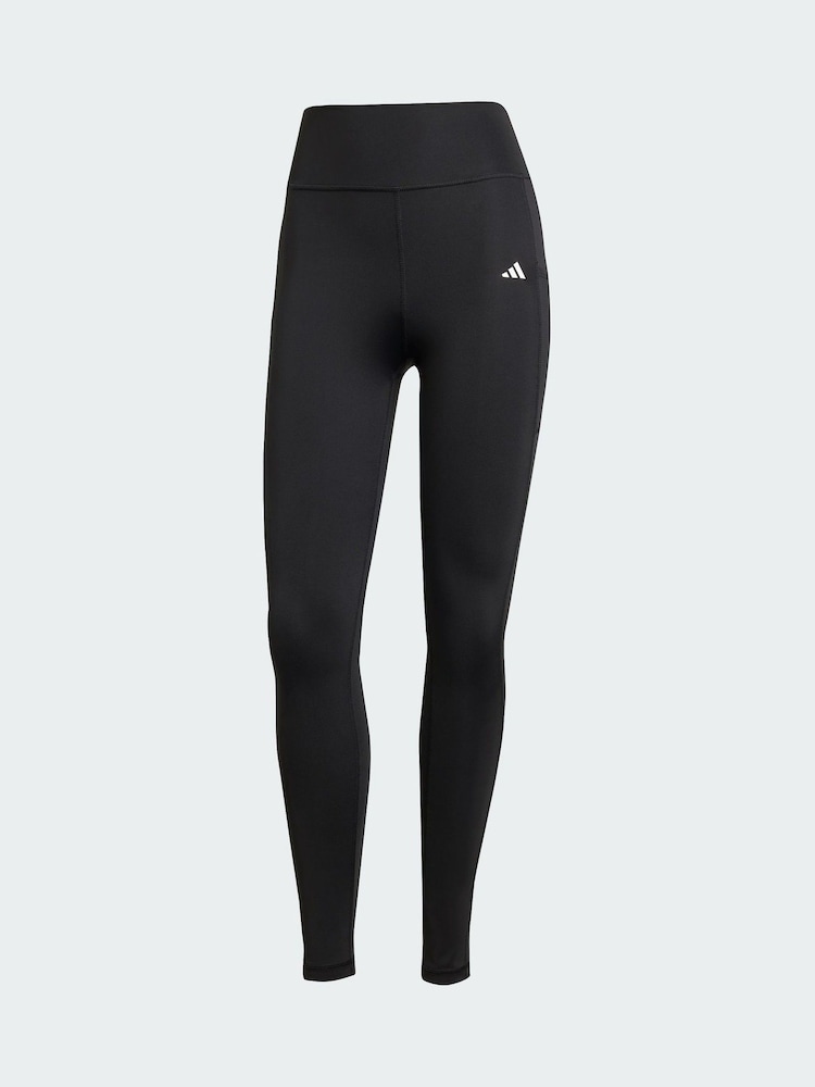 adidas Black Optime Stash 7/8 Leggings - Image 5 of 5 adidas Black Optime Stash 7/8 Leggings - Image 5 of 5