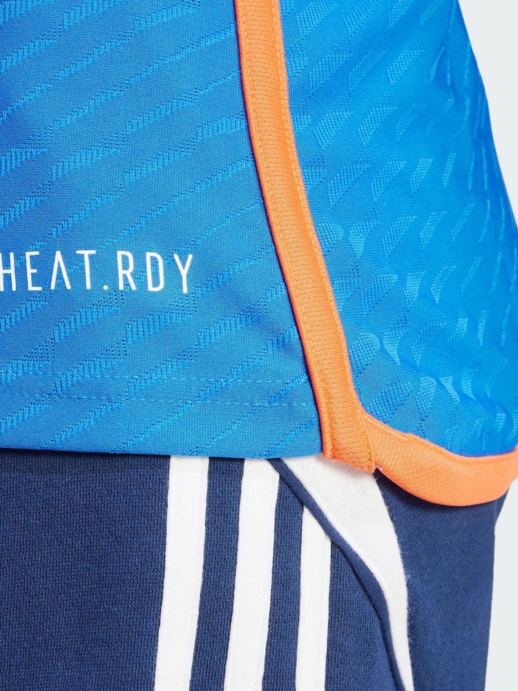 adidas Blue India Cricket T20I Jersey - Image 3 of 3 adidas Blue India Cricket T20I Jersey - Image 3 of 3
