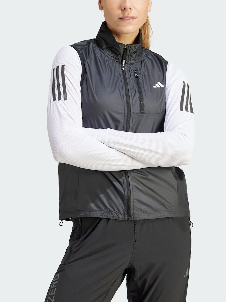 adidas Black Own the Run Vest - Image 1 of 5