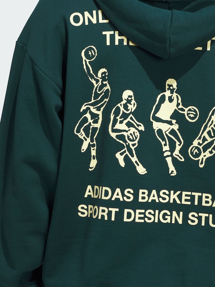 adidas Green Only The Best For The Athlete Hoodie - Image 5 of 5 adidas Green Only The Best For The Athlete Hoodie - Image 5 of 5