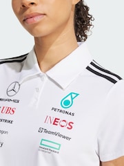 adidas White Mercedes - Amg Petronas Formula One Team Polo Shirt - Image 3 of 5