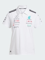 adidas White Mercedes - Amg Petronas Formula One Team Polo Shirt - Image 5 of 5