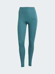 adidas Green Optime Stash 7/8 Leggings - Image 5 of 5