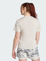 adidas Grey Own The Run Melange T-Shirt - Image 2 of 5