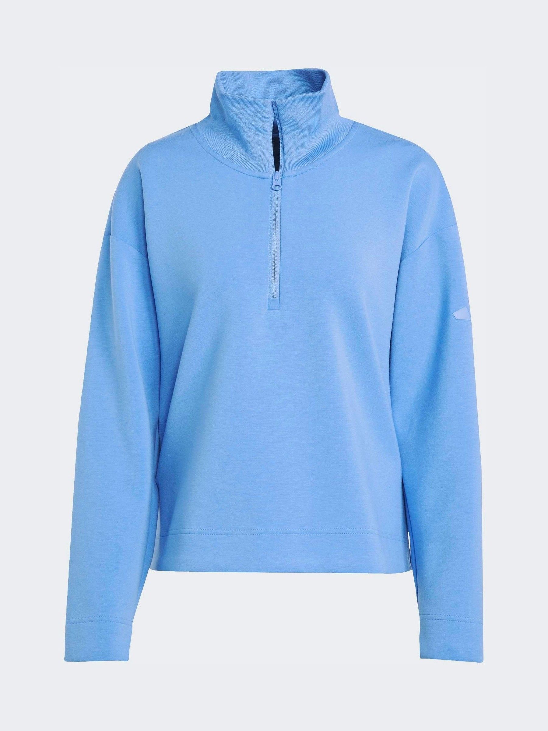 Buy adidas Blue Soft Lux Quarter-Zip Sweatshirt from Next USA