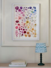 Floating Pressed Flower Look Framed Wall Art - Bild 1 von 5
