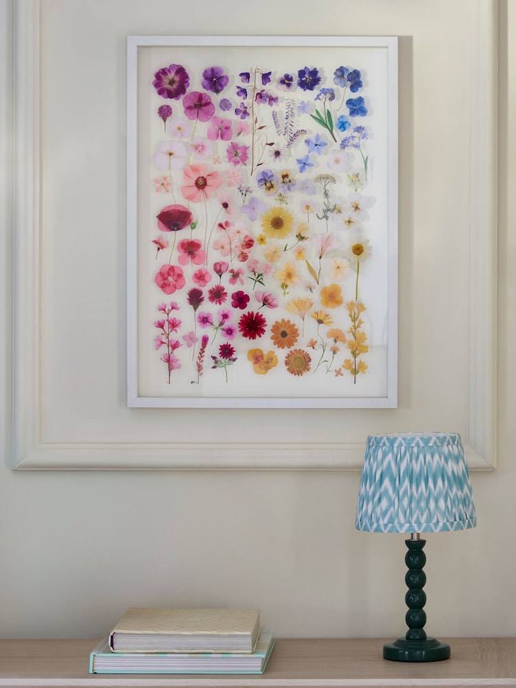 Floating Pressed Flower Look Framed Wall Art - Bild 1 von 5
