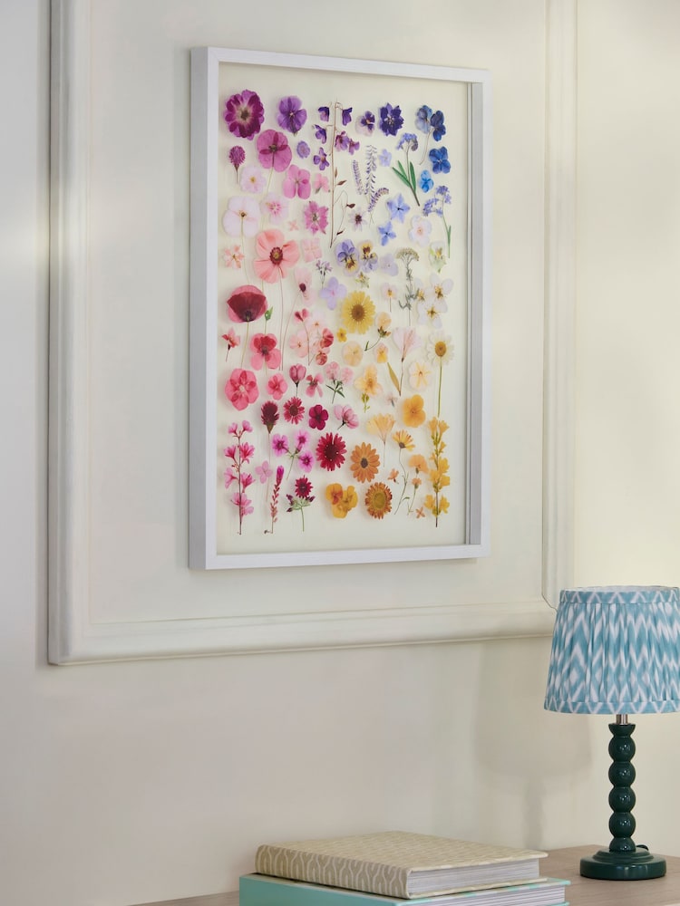 Floating Pressed Flower Look Framed Wall Art - Bild 2 von 5