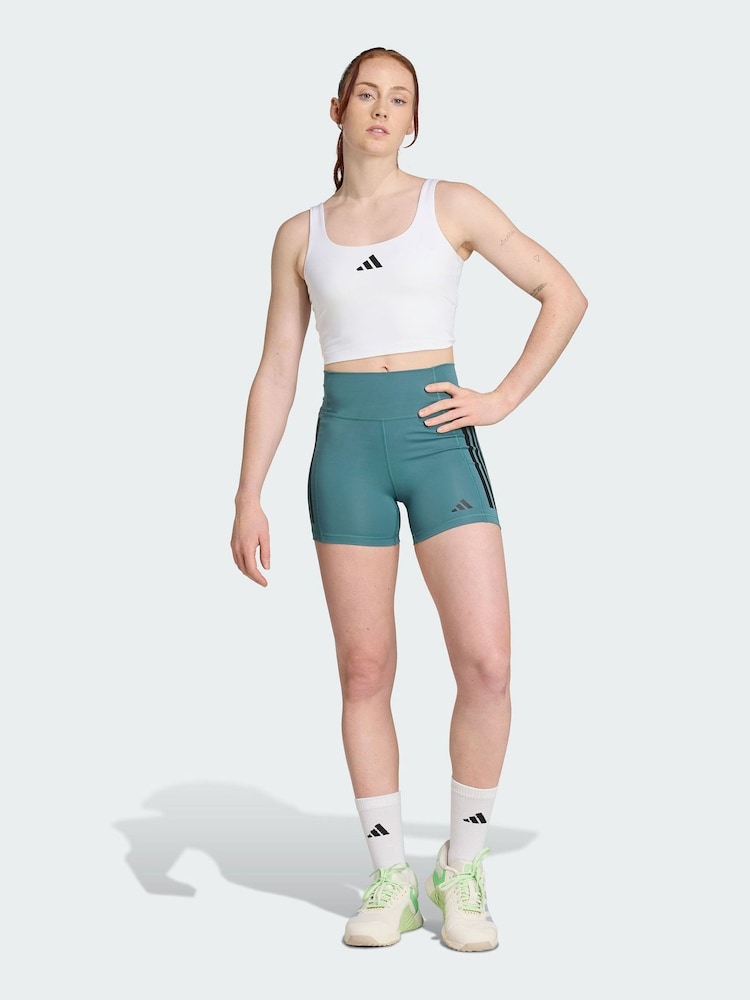 adidas White Power Light Support Bra Tank Top - Image 1 of 5 adidas White Power Light Support Bra Tank Top - Image 1 of 5
