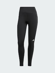 adidas Black Own The Run 7/8 Leggings - Image 1 of 3