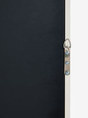 White Floral Hand Paint Detail Framed Wall Art - Image 6 of 6