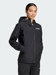 adidas Terrex Black Multi 2.5L Rain.Rdy Jacket - Image 1 of 5