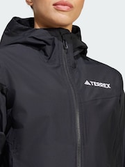 adidas Terrex Black Multi 2.5L Rain.Rdy Jacket - Image 3 of 5